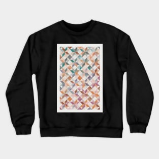 Geometric patchwork stars Crewneck Sweatshirt